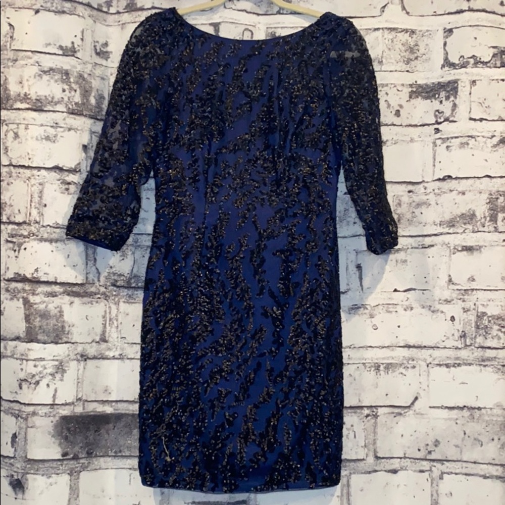 Aidan - Navy Short Dress
